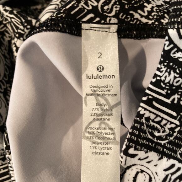 Lululemon Wunder Train HR Tight 25" Tear It Up Size 2 - Picture 6 of 9